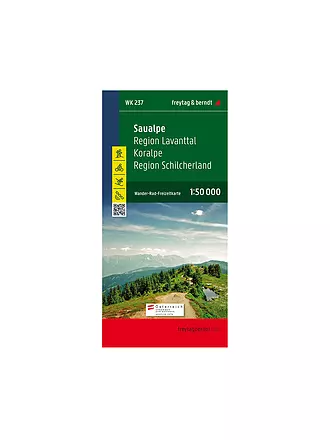 FREYTAG & BERNDT | Wanderkarte WK 237 Saualpe - Region Lavanttal - Koralpe - Region Schilcherland, 1:50.000 | 